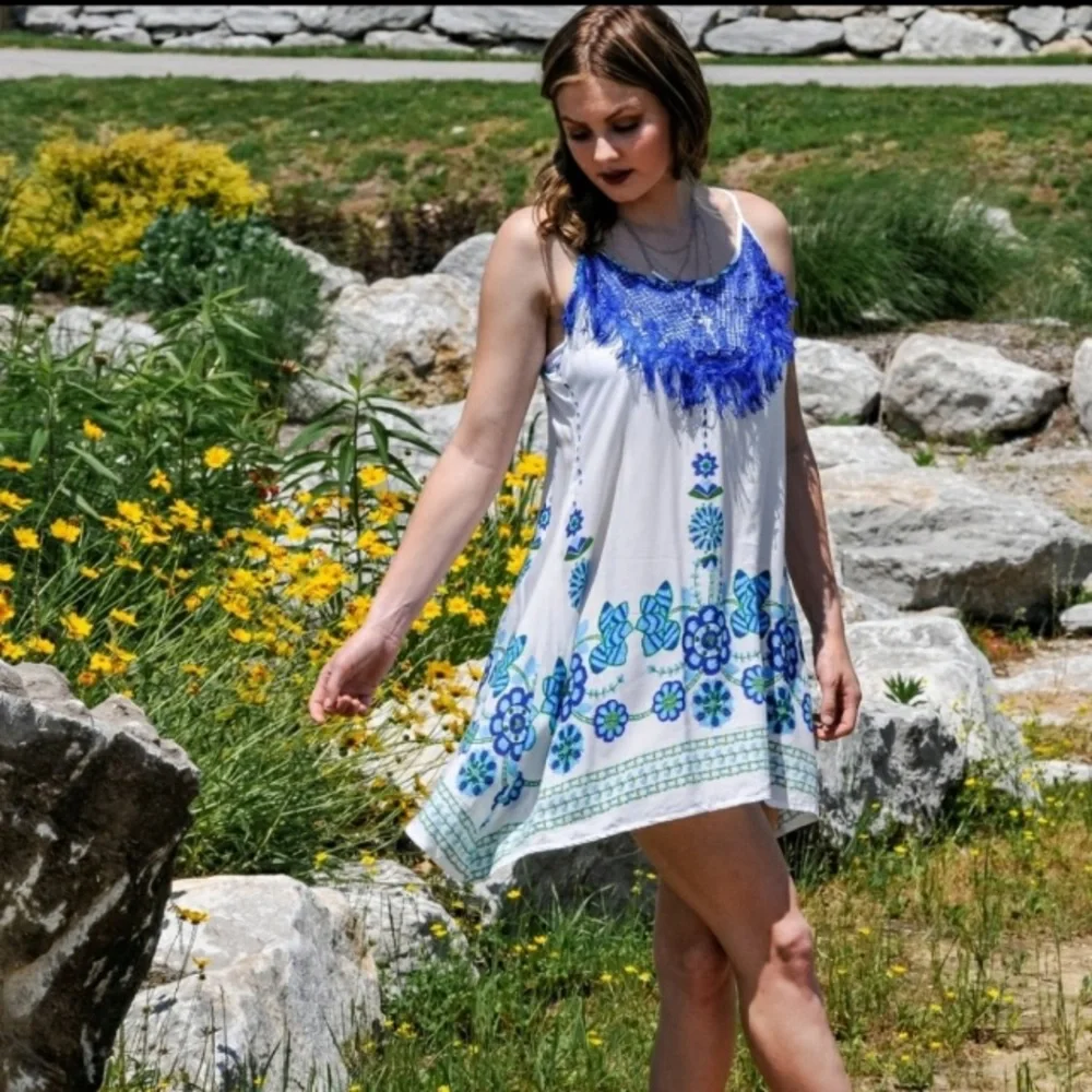 ••3/$15•• Velzera / airy summer dress or swim coverup - Picture 2 of 12